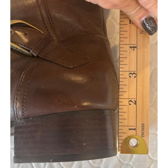 Ariat Women’s 11B Tall Brown Leather Riding Boots Buckle Equestrian 53021 - Picture 8 of 13